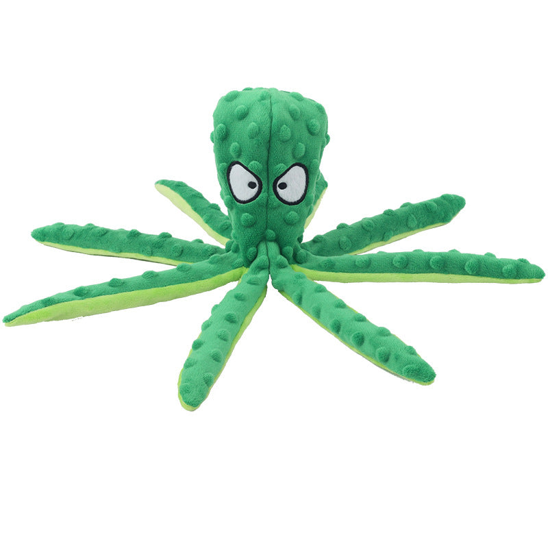 Octopus Plush Squeaker Toy for Pets